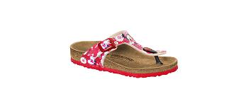 Dětské Gizeh Birkenstock Birko-flor Narrow Červené | CZ 161ILH